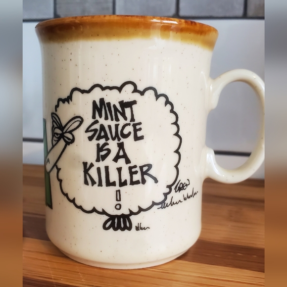 SALE Vintage Welsh Coffee Cup - Picture 3 of 8